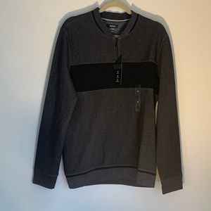 Alfani Men's Sweater Grey & Black Medium (M)